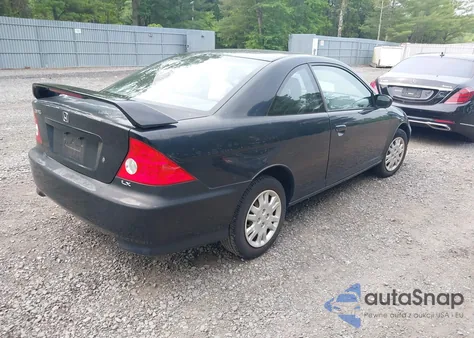 2004 Honda Civic Lx из США, поврежденный, VIN 1HGEM22534L004323